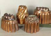 30. Four Victorian copper jelly moulds.. by  